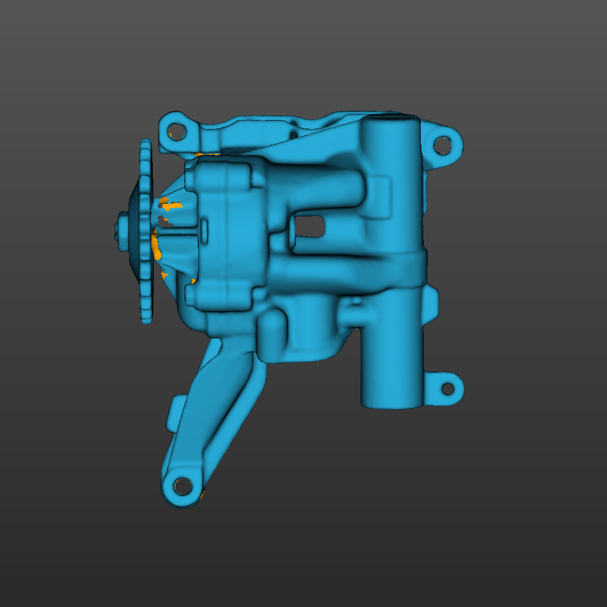Bmw E34(M50) Oil Pan Front Sump 3D Scan STL