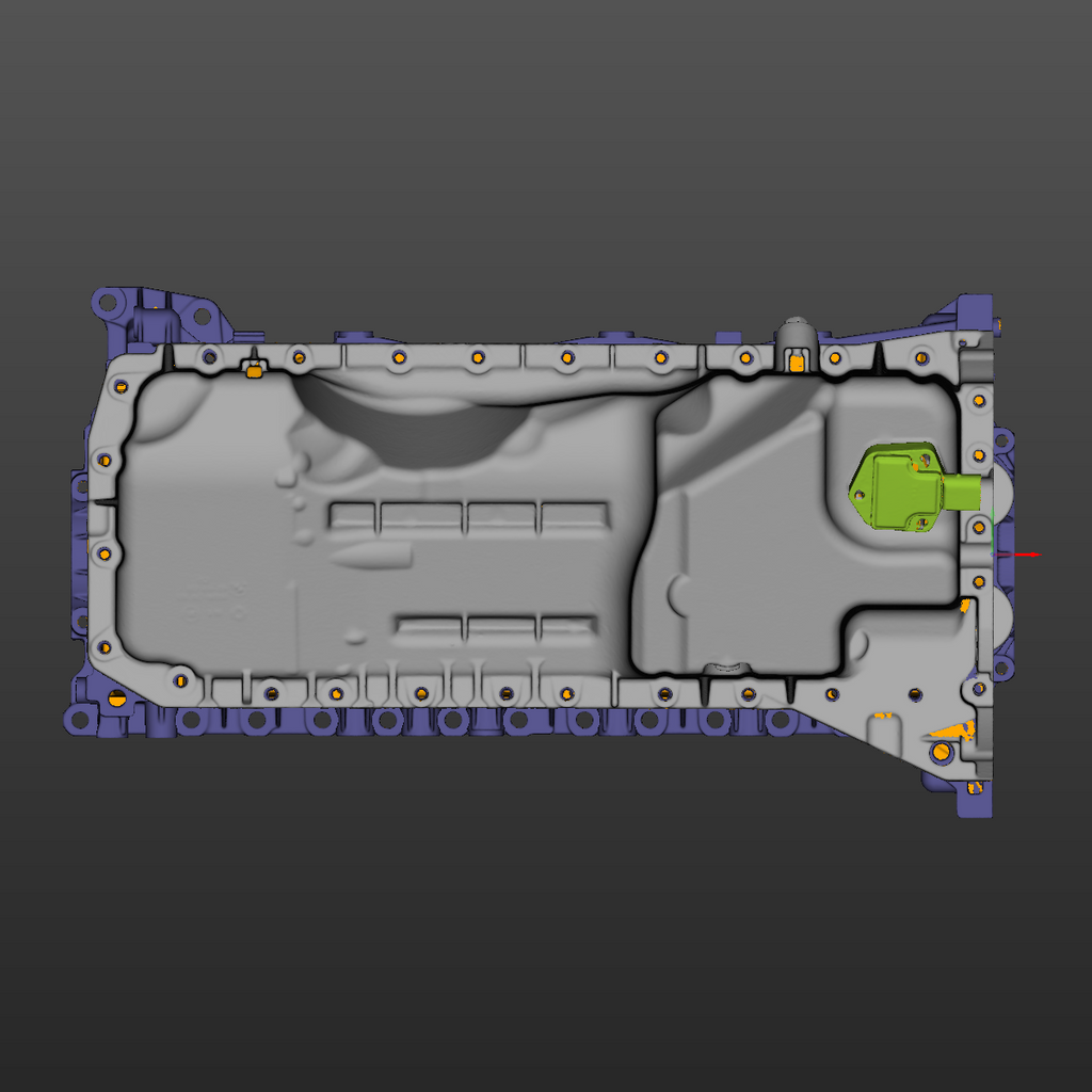 Bmw e9X Oil Pan (N52) 3D Scan STL
