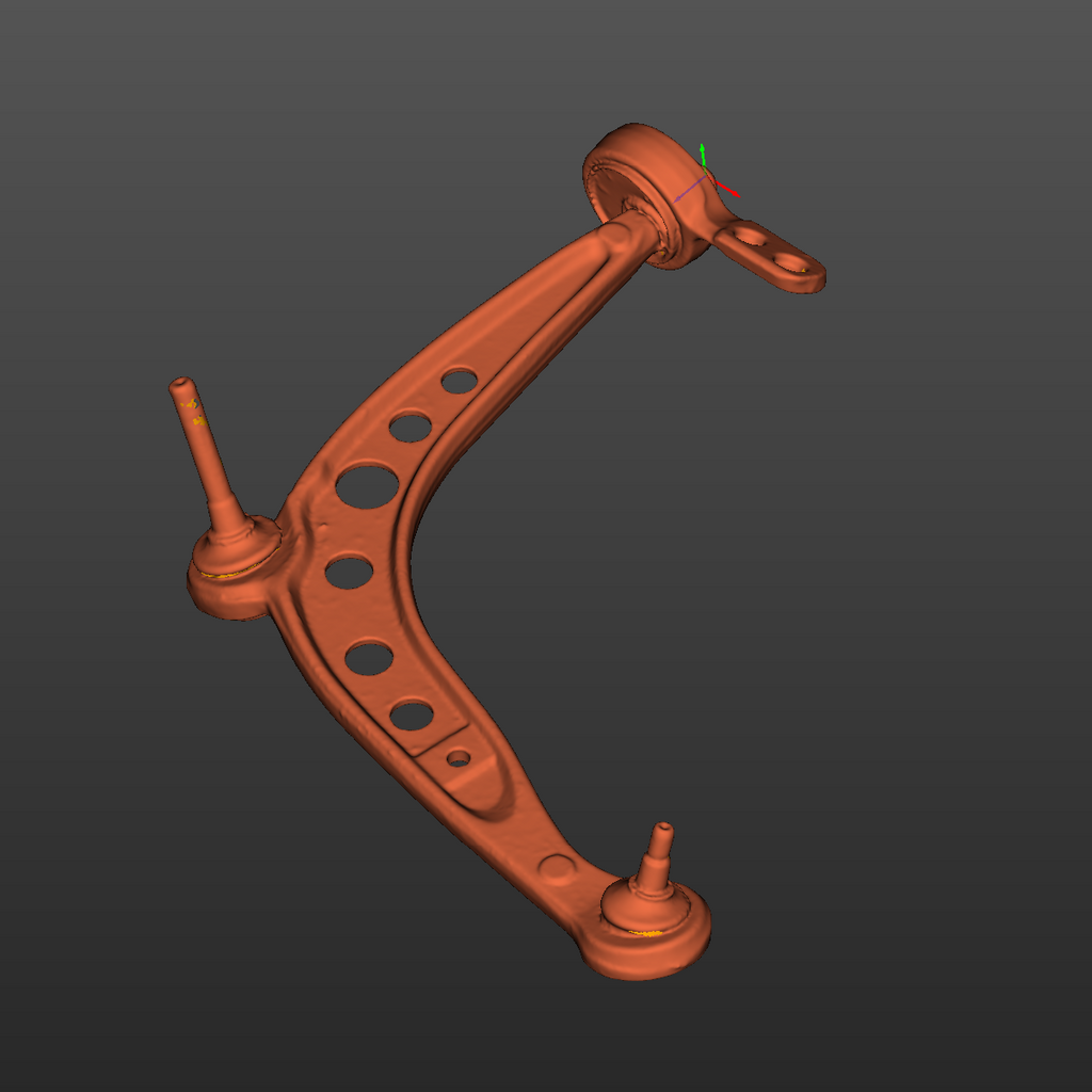 BMW E30 front lower control arms 3D Scan STL