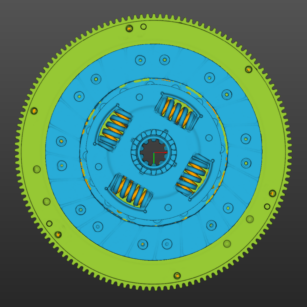 Bmw e30(M20) Clutch 3D Scan STL