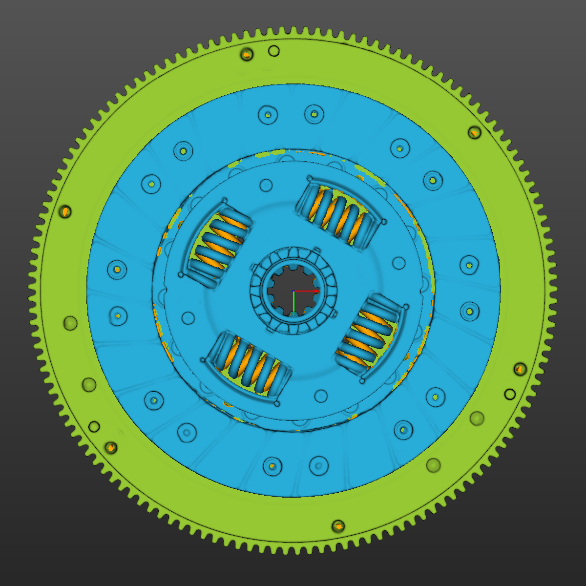 Bmw e30(M20) Clutch 3D Scan STL
