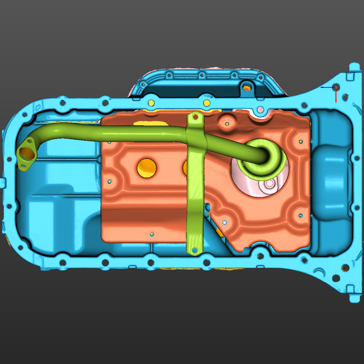 Lexus GX470 (2UZ-FE) Oil Pan 3D Scan STL