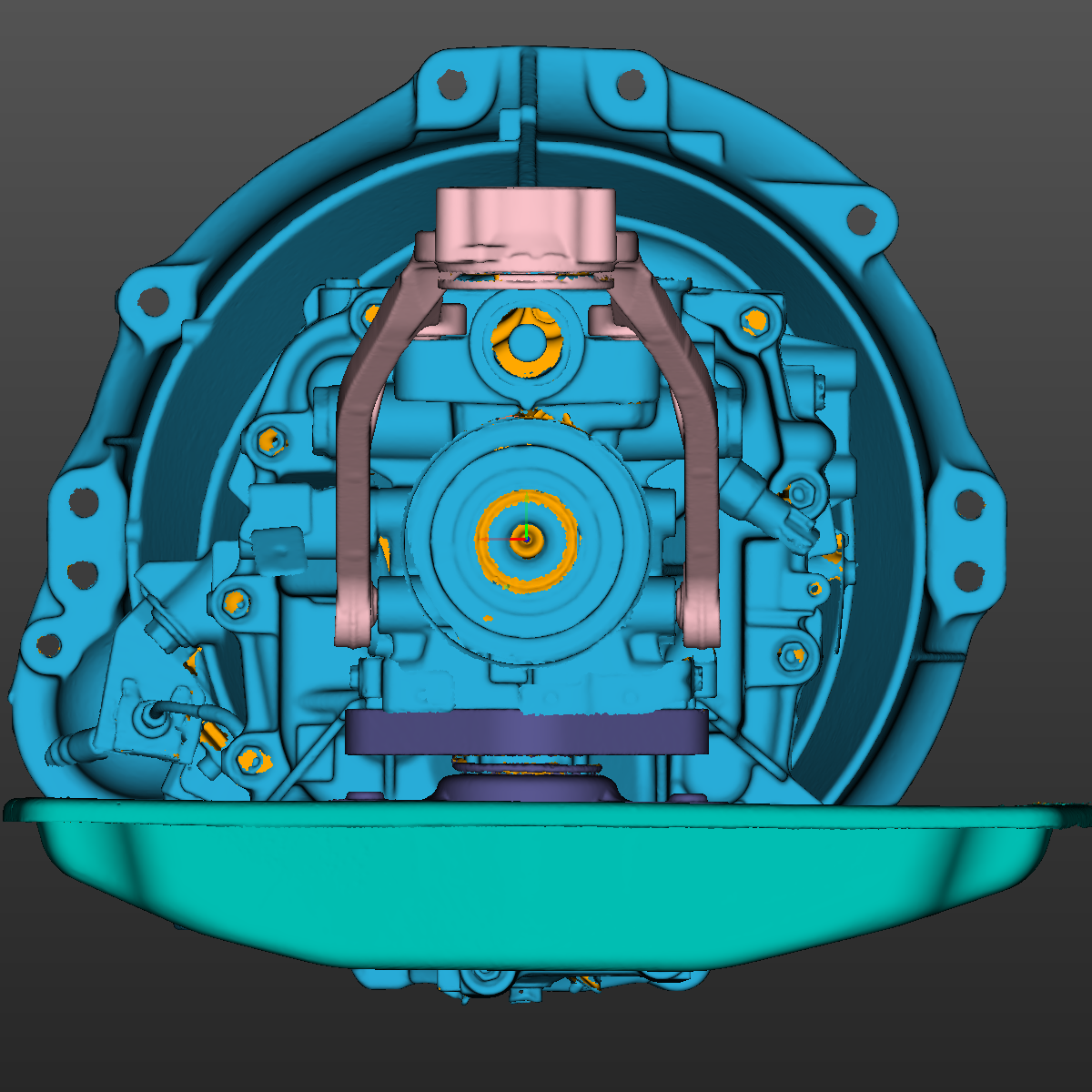 Nissan 370Z 6-speed manual transmission 3D Scan STL