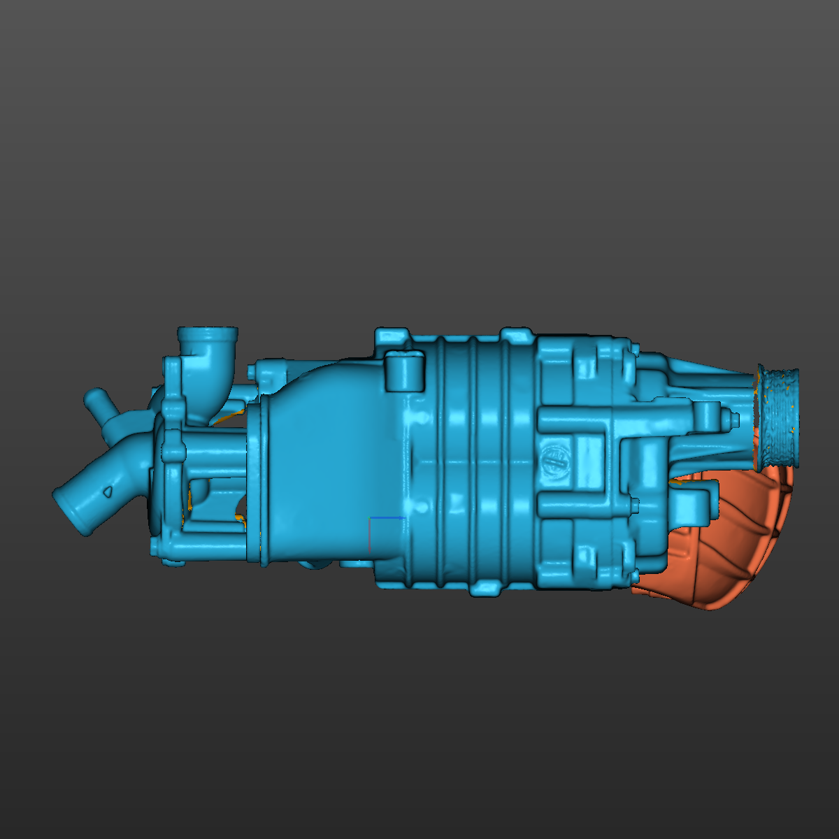 Mini Cooper S R53 Supercharger 3D Scan STL