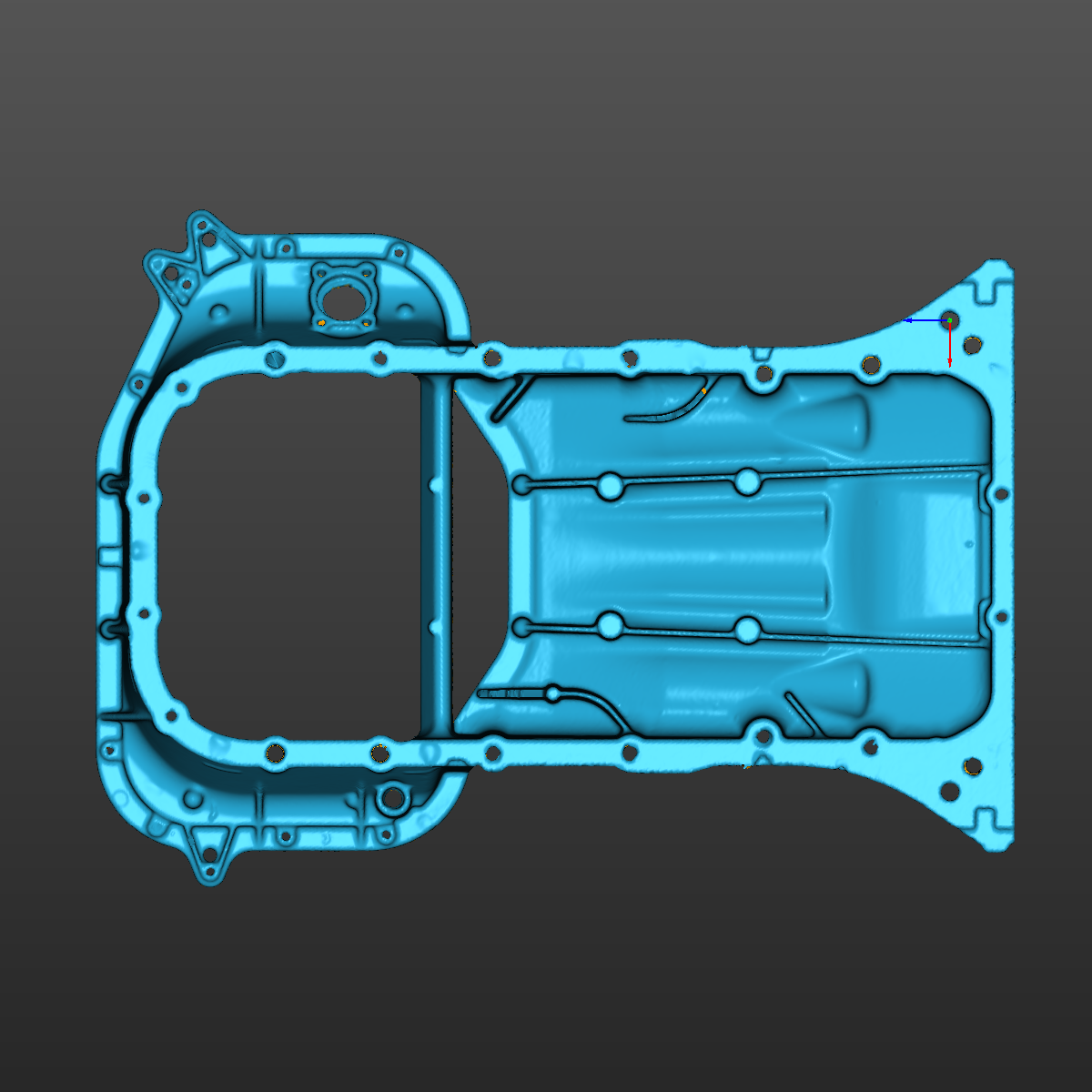 Lexus LS400 (1UZ-FE) Front Sump Oil Pan 3D Scan STL