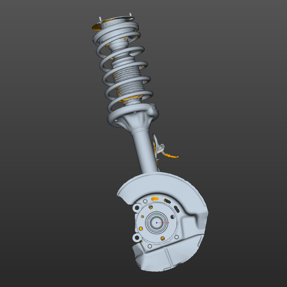 Bmw e30 Front RH knuckle 3D Scan STL