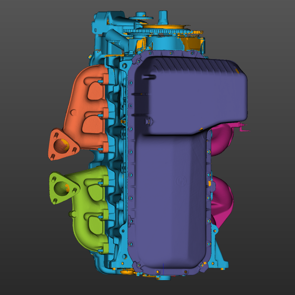 BMW E30 M20 engine 3D Scan STL