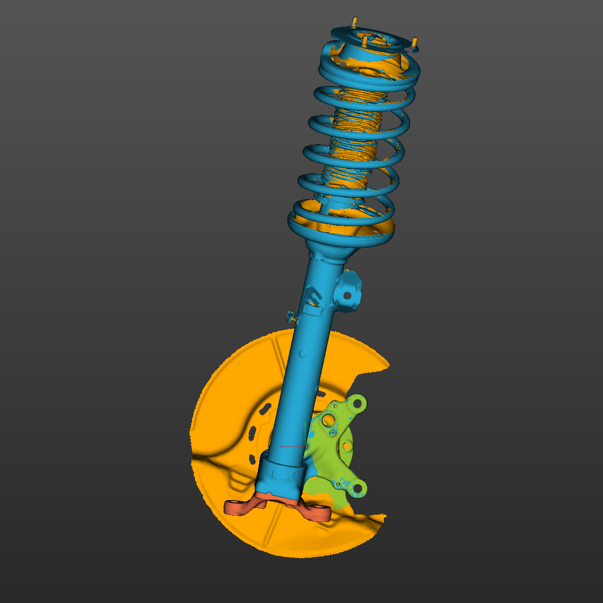 Bmw e30 M3 Front RH Knuckle 3D Scan STL