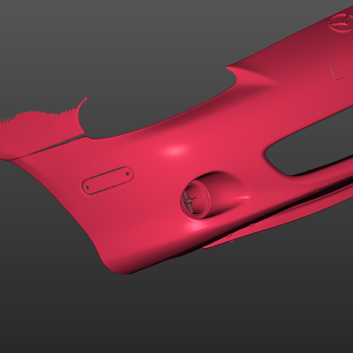 Mazda MX-5 Miata NB Front Bumper Assembly 3D Scan STL