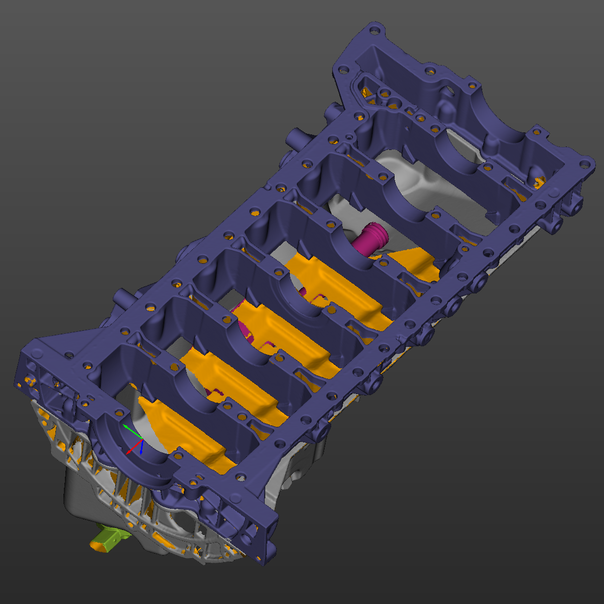 Bmw e9X Oil Pan (N52) 3D Scan STL