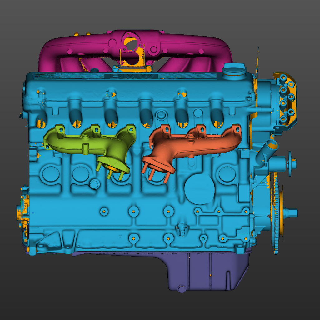 BMW E30 M20 engine 3D Scan STL