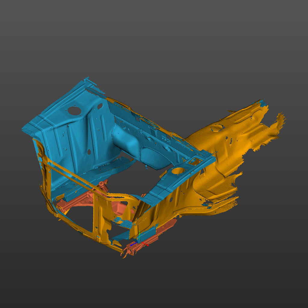 BMW 2002 (E10) Engine Bay 3D Scan STL