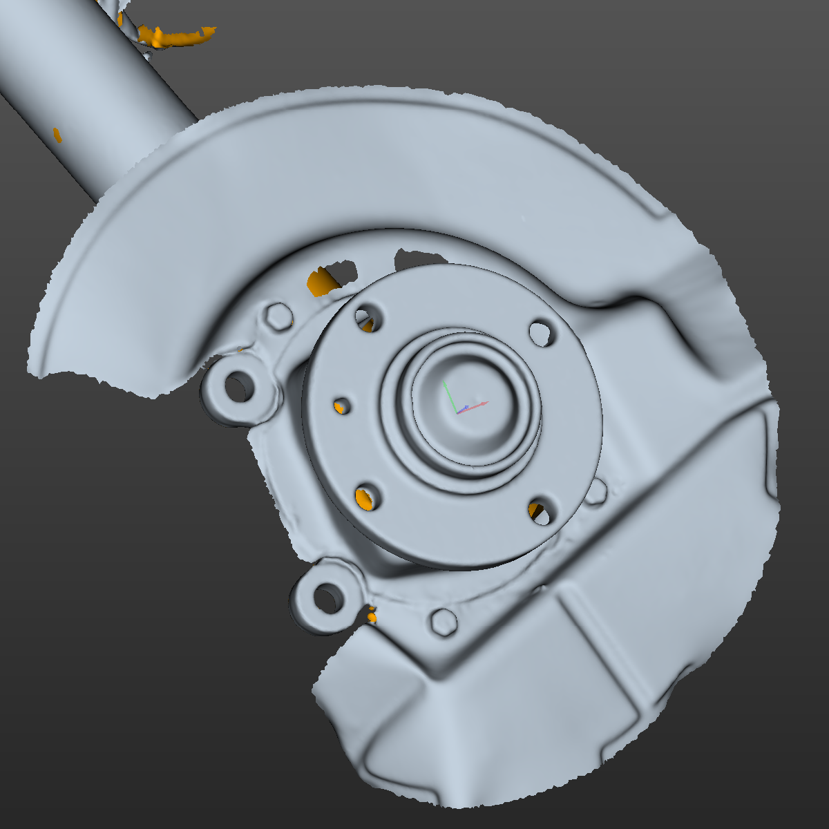 Bmw e30 Front RH knuckle 3D Scan STL