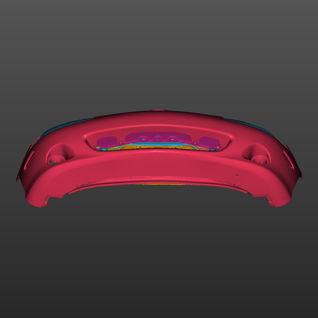 Mazda MX-5 Miata NB Front Bumper Assembly 3D Scan STL