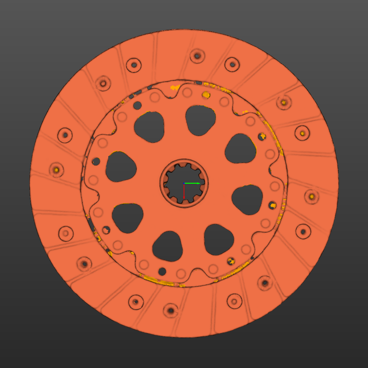BMW E30(M42) clutch assembly 3D Scan STL