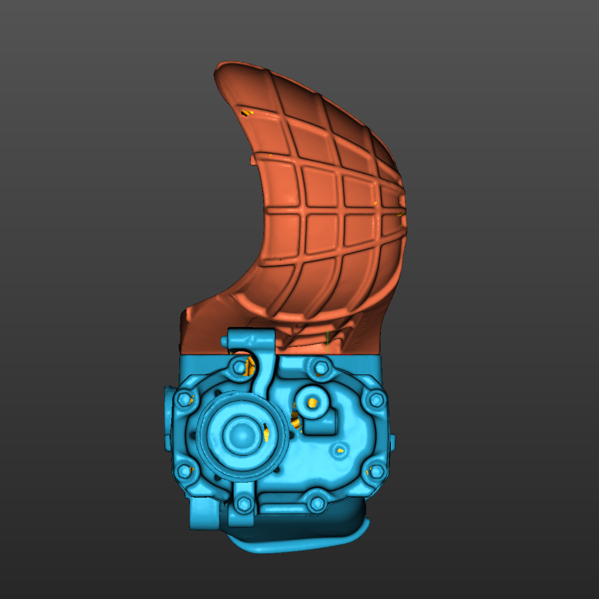 Mini Cooper S R53 Supercharger 3D Scan STL