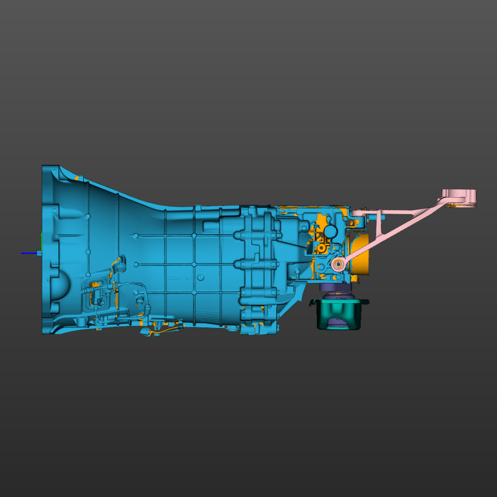 Nissan 370Z 6-speed manual transmission 3D Scan STL