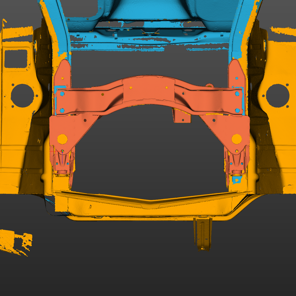 BMW 2002 (E10) Engine Bay 3D Scan STL