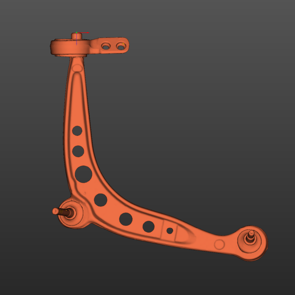 BMW E30 front lower control arms 3D Scan STL