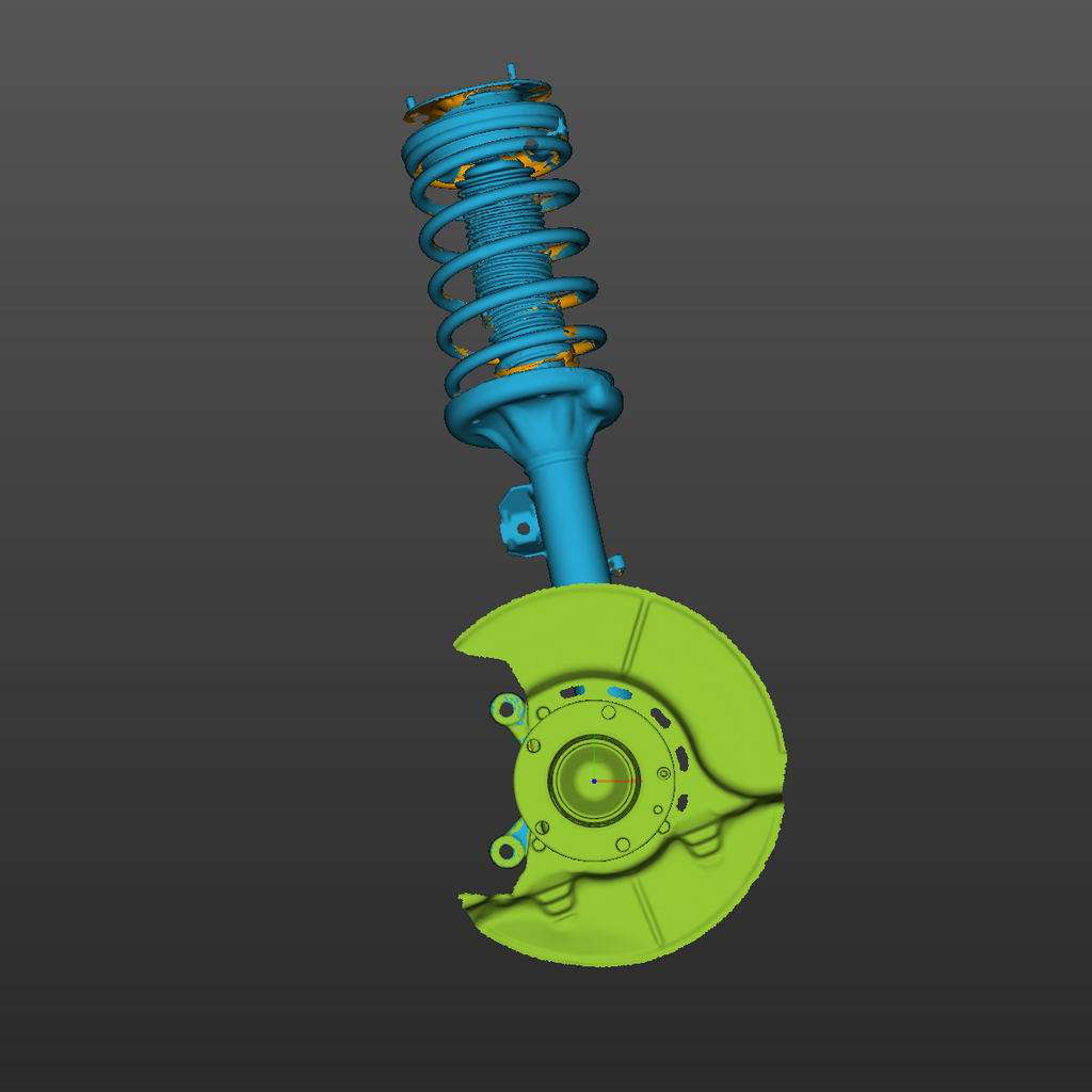 Bmw e30 M3 Front RH Knuckle 3D Scan STL