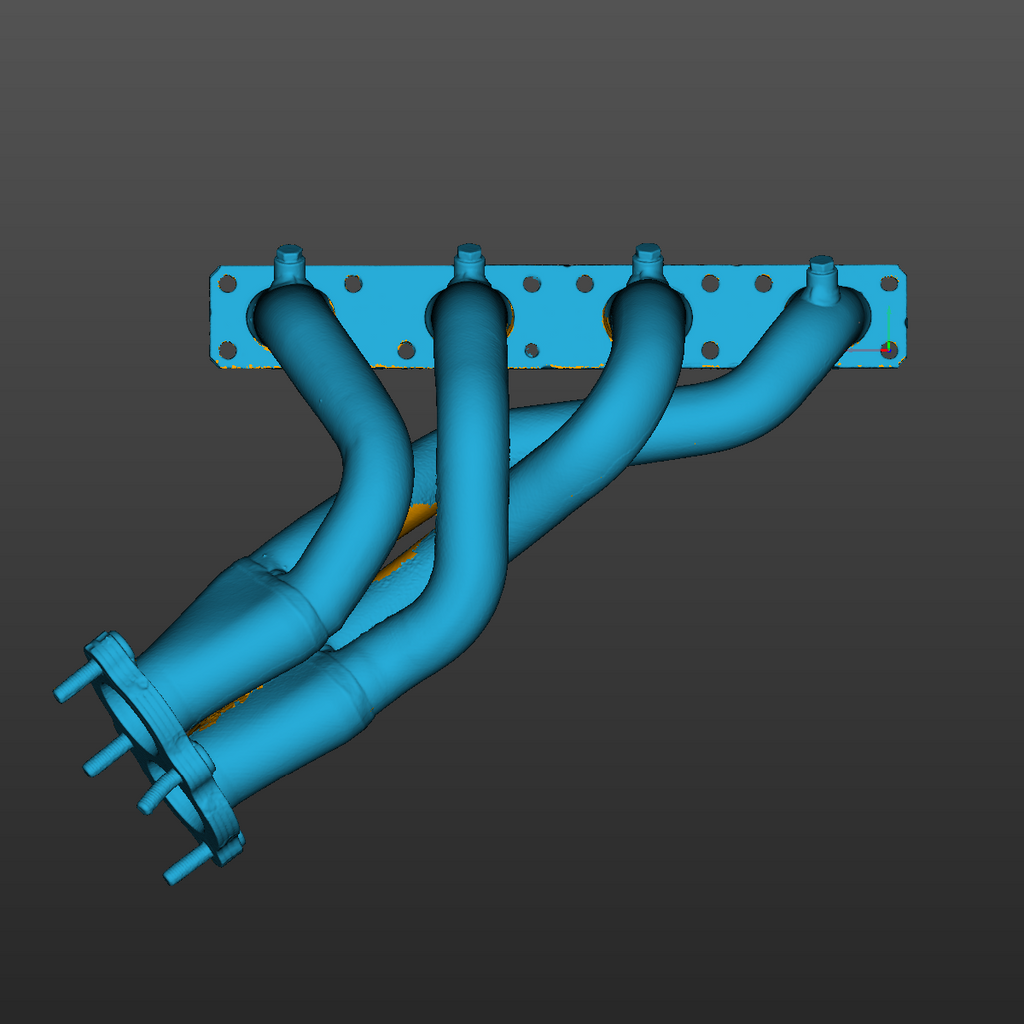 Bmw e30(M42) Exhaust Manifold 3D Scan STL