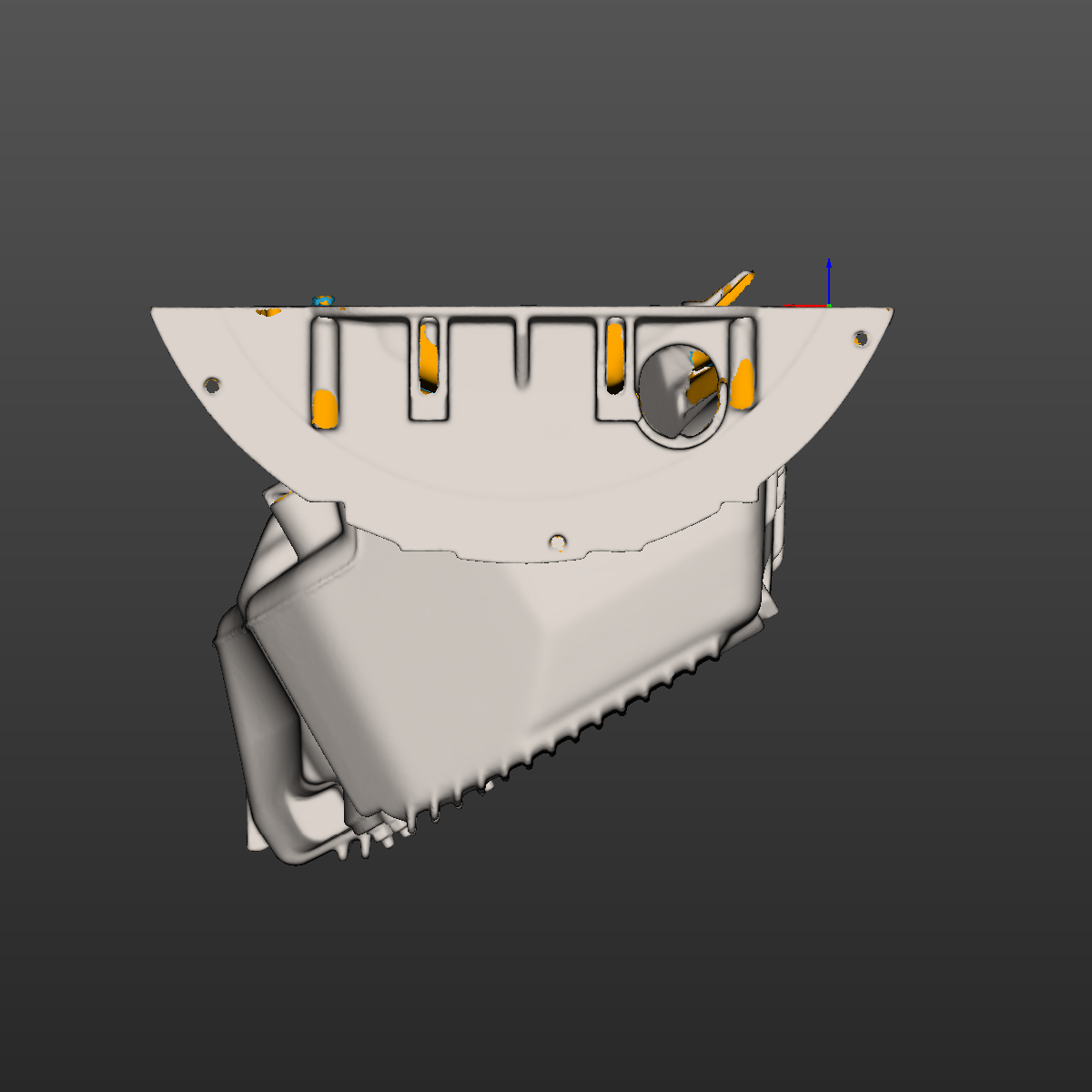 Bmw E34(M50) Oil Pan Front Sump 3D Scan STL