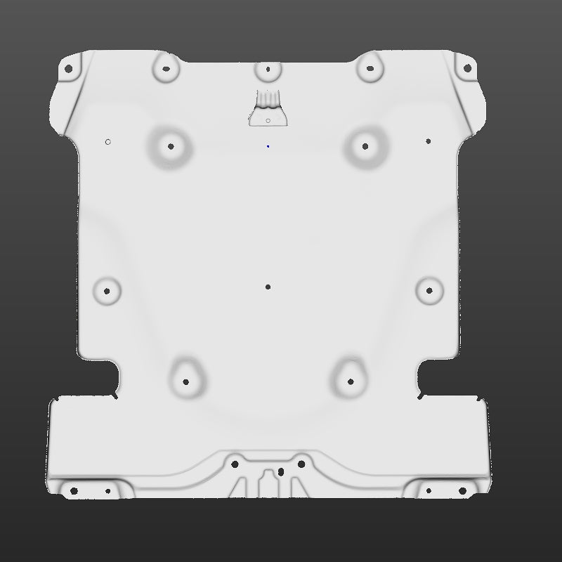 Tesla Cybertruck Front Drive Unit Aluminum Skid Plate 3D Scan STL
