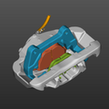 BMW E92 335i front LH brake caliper 3D Scan STL