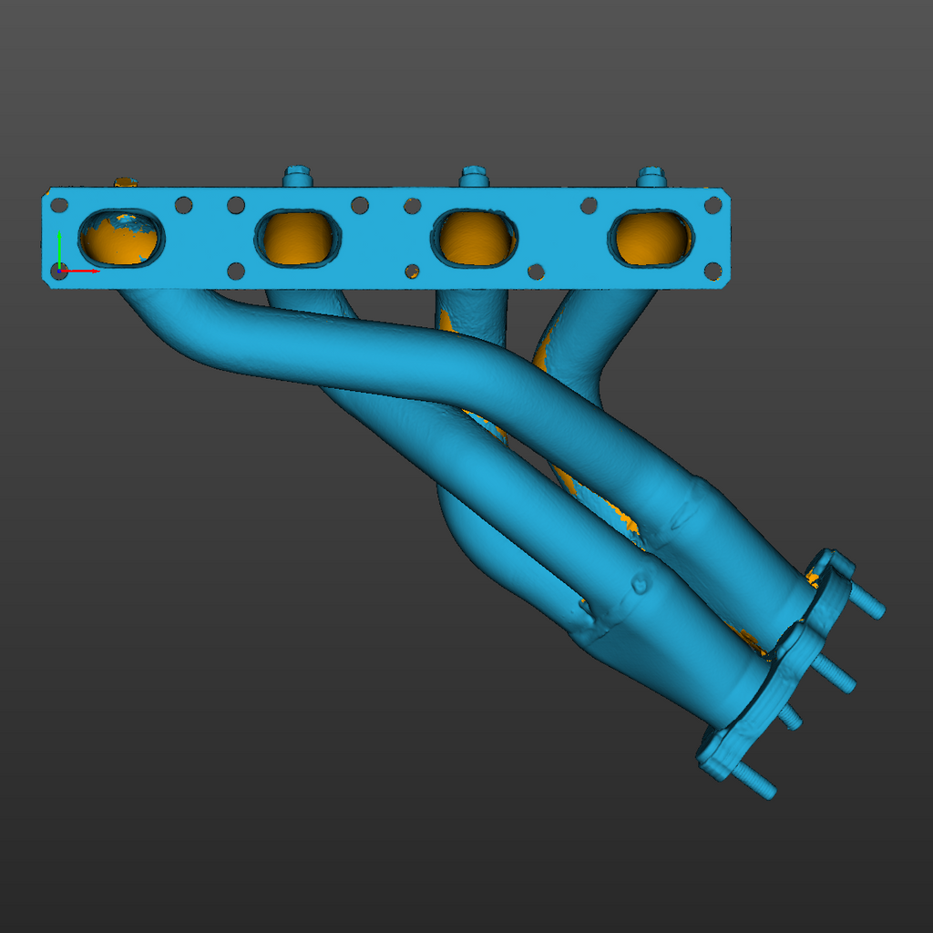 Bmw e30(M42) Exhaust Manifold 3D Scan STL