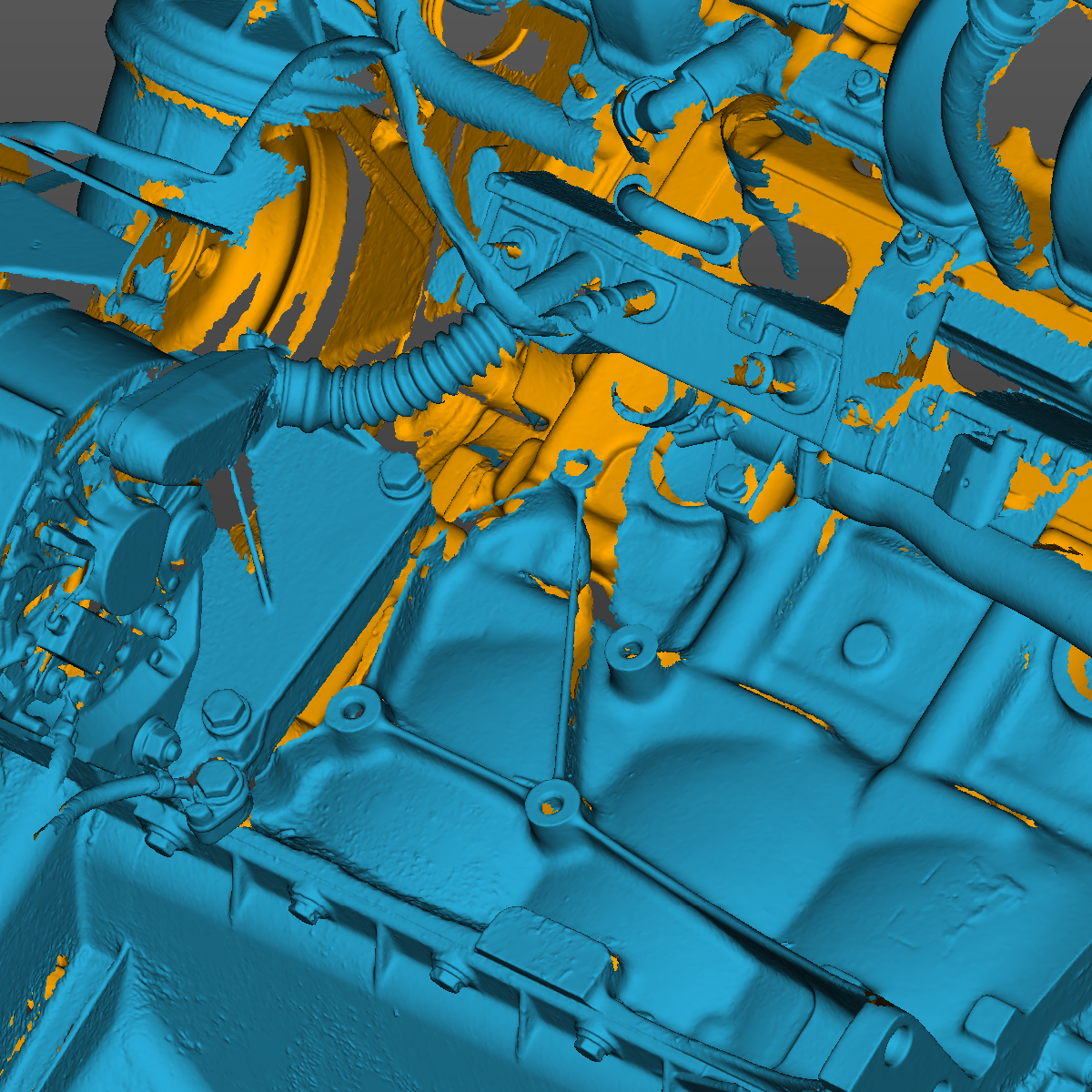 BMW E30 M42 powertrain assembly 3D Scan STL