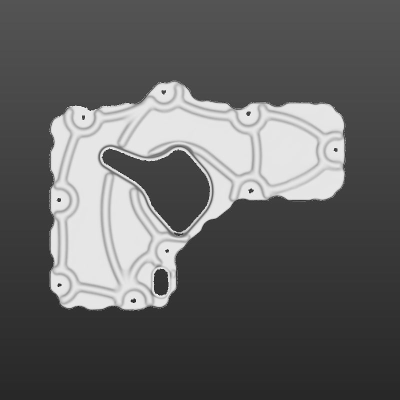 Toyota Tundra, Sequoia middle sump oil pan (2UZ-FE 4.7 VVTI) 3D Scan STL