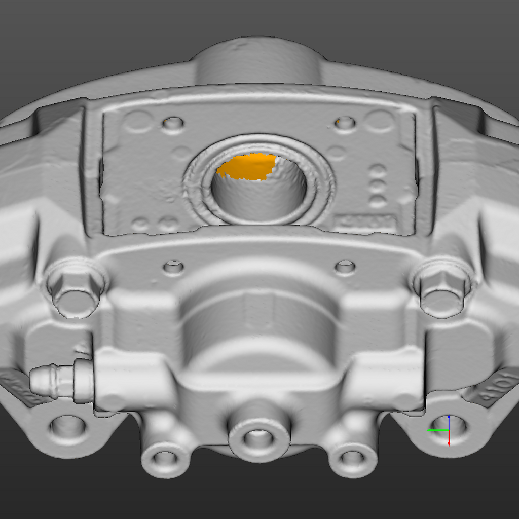 Nissan 370z Rear LH Brake Caliper 3D Scan STL
