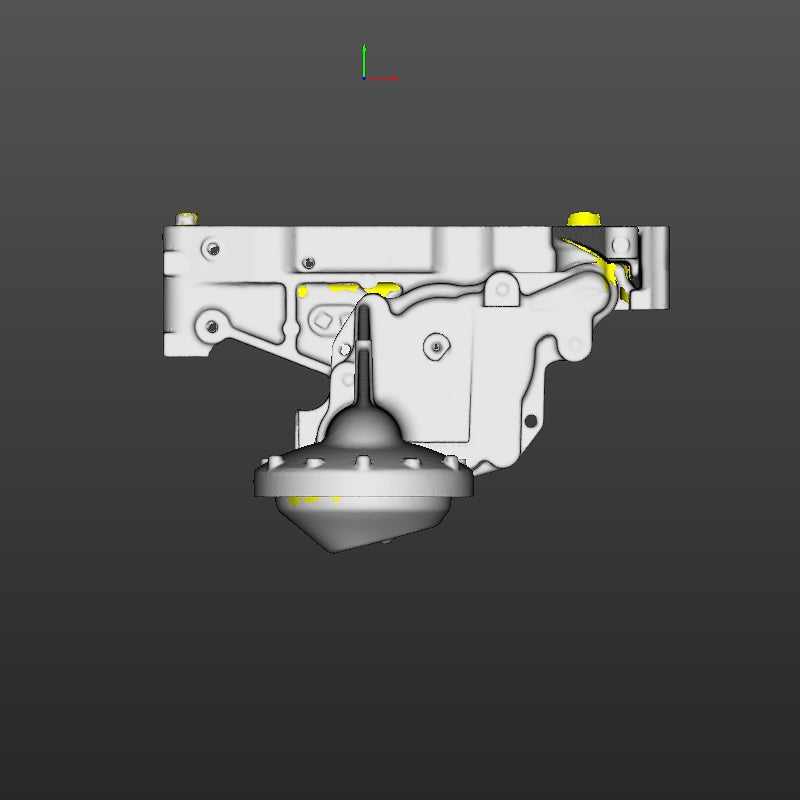 Honda K-series oil pan (K20,K24 Non-balance shafts) 3D Scan STL