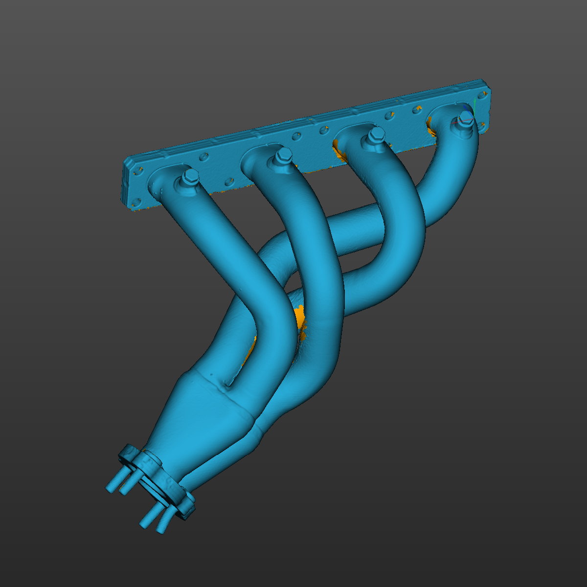 Bmw e30(M42) Exhaust Manifold 3D Scan STL