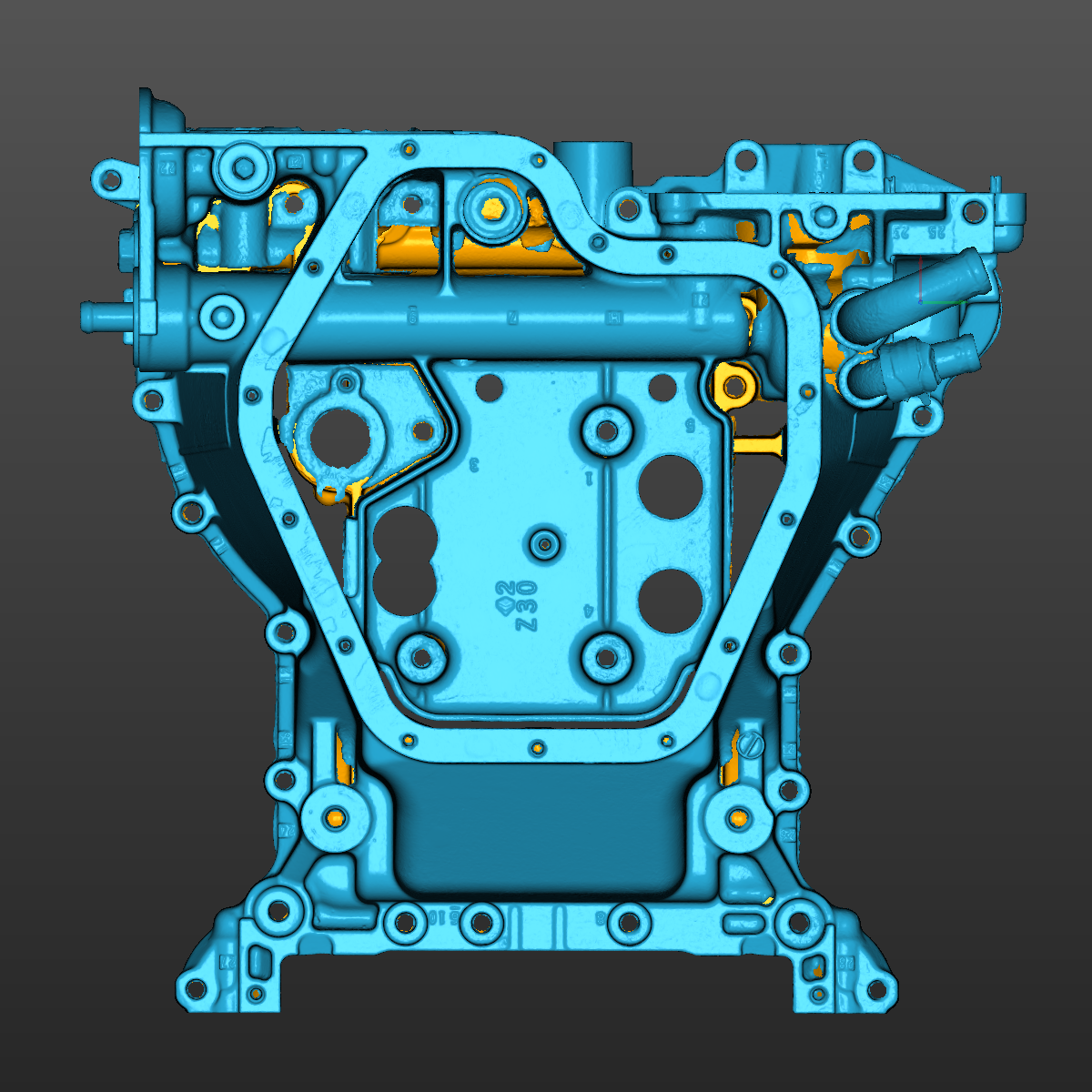 Subaru Legacy (EZ30R) Oil Pan 3D Scan STL