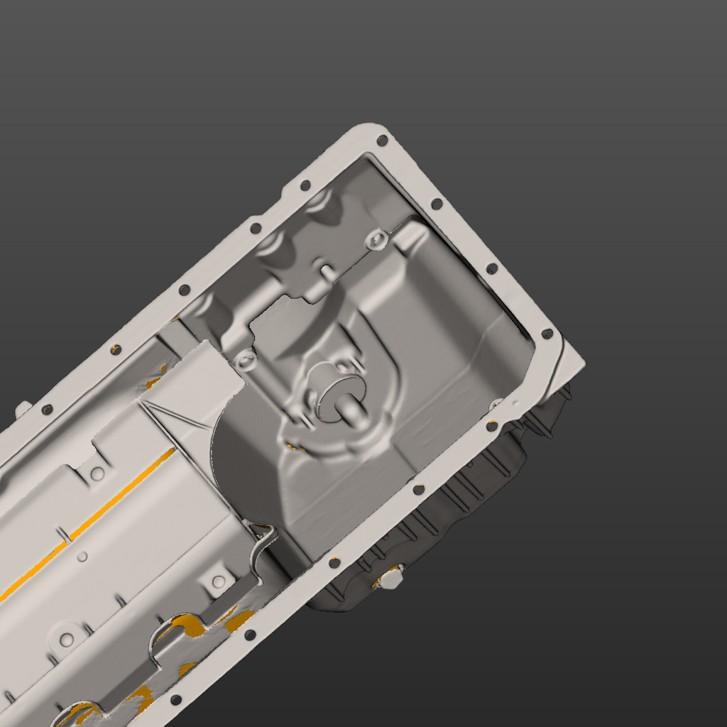 Bmw E34(M50) Oil Pan Front Sump 3D Scan STL