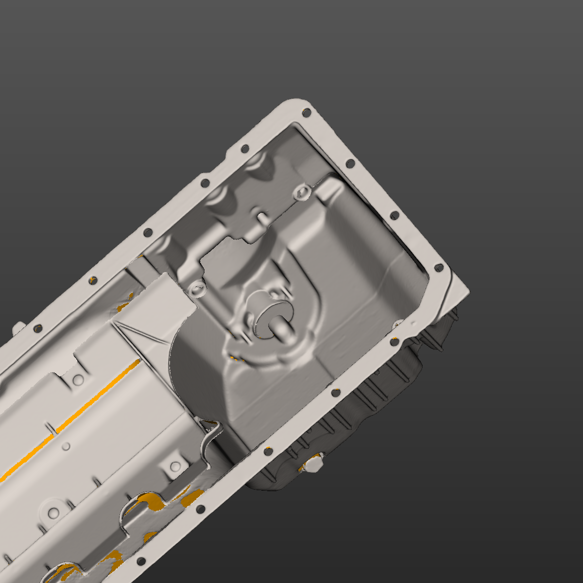 Bmw E34(M50) Oil Pan Front Sump 3D Scan STL