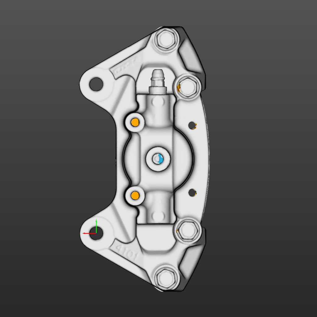 Nissan 370z Rear LH Brake Caliper 3D Scan STL