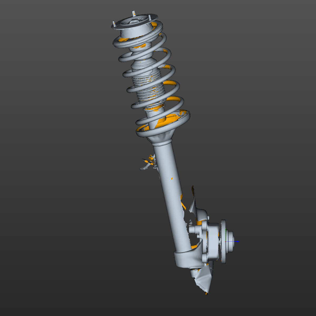 Bmw e30 Front RH knuckle 3D Scan STL