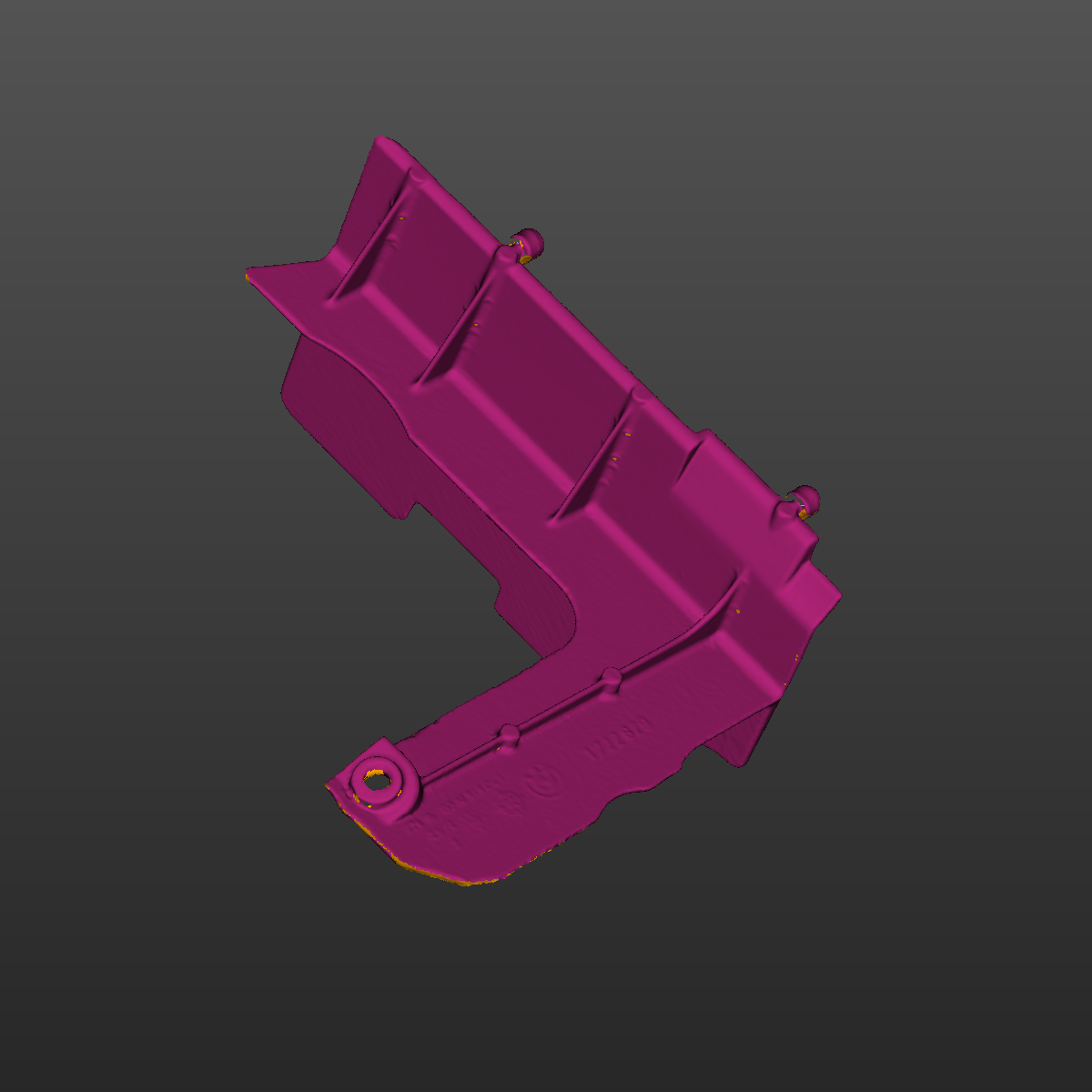 Bmw E34(M50) Oil Pan Front Sump 3D Scan STL