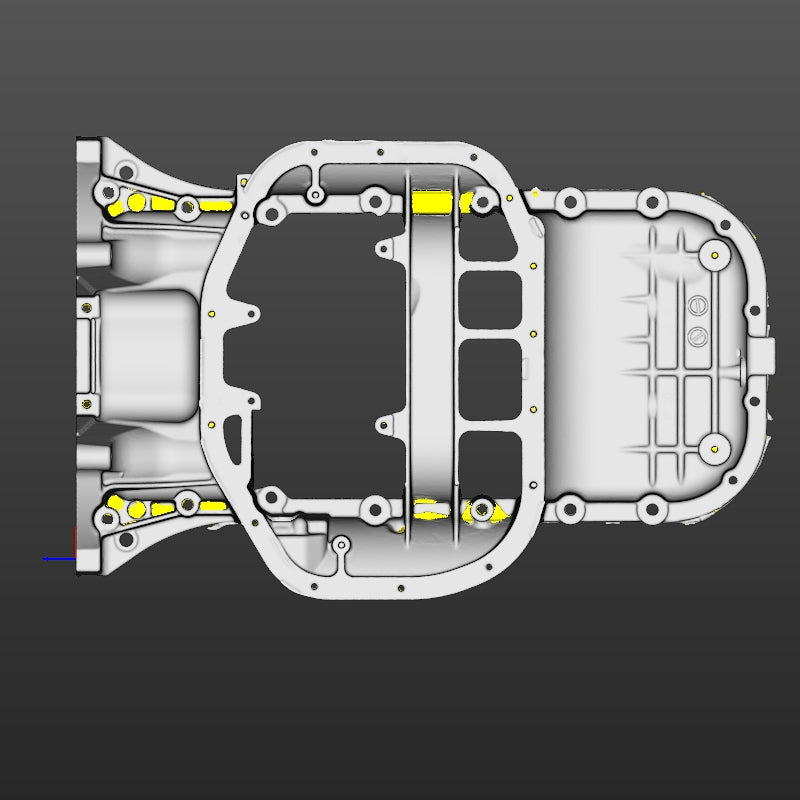 Lexus LS430 Rear Sump Oil pan (3UZ-FE VVTI) 3D Scan STL