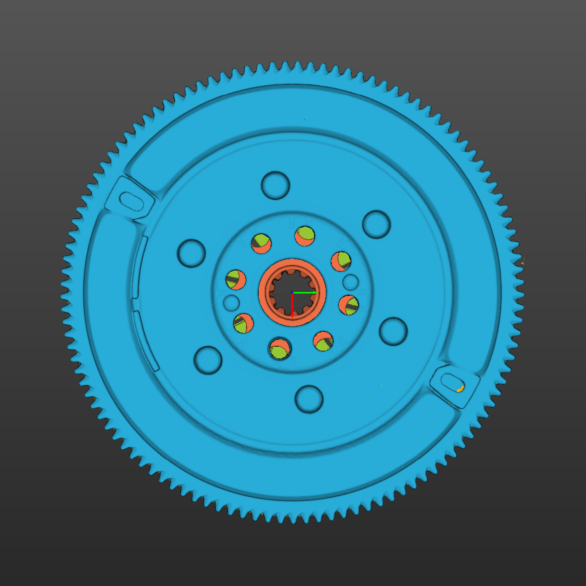 BMW E30(M42) clutch assembly 3D Scan STL