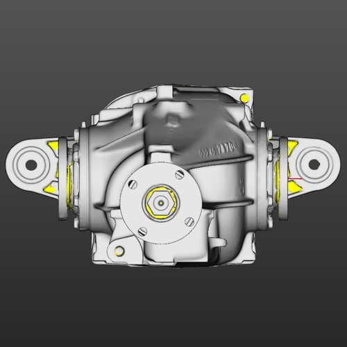BMW E36 rear differential 188mm (3D Scan STL)