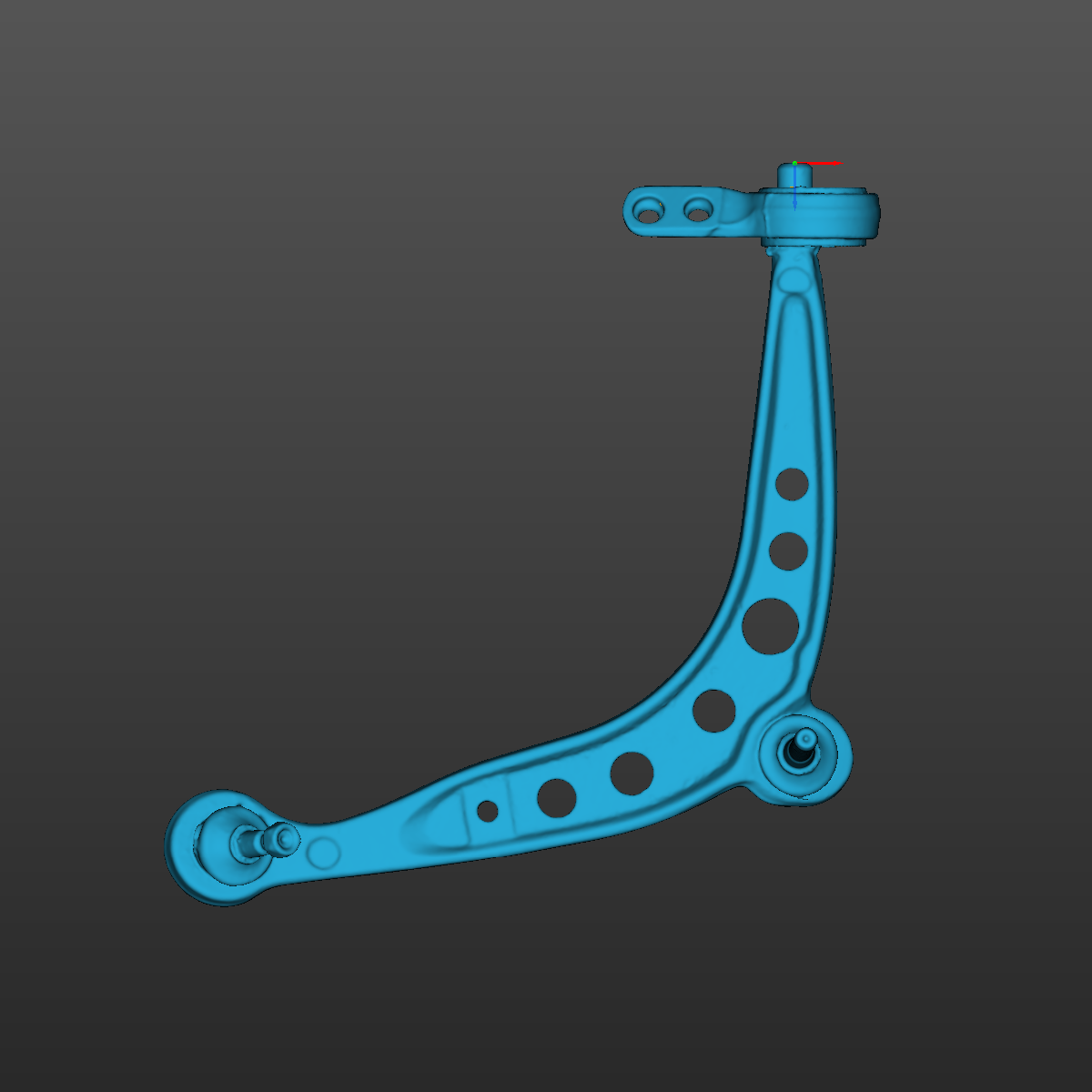 BMW E30 front lower control arms 3D Scan STL