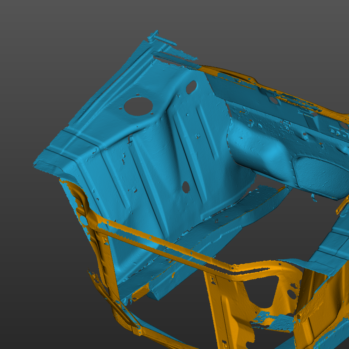BMW 2002 (E10) Engine Bay 3D Scan STL