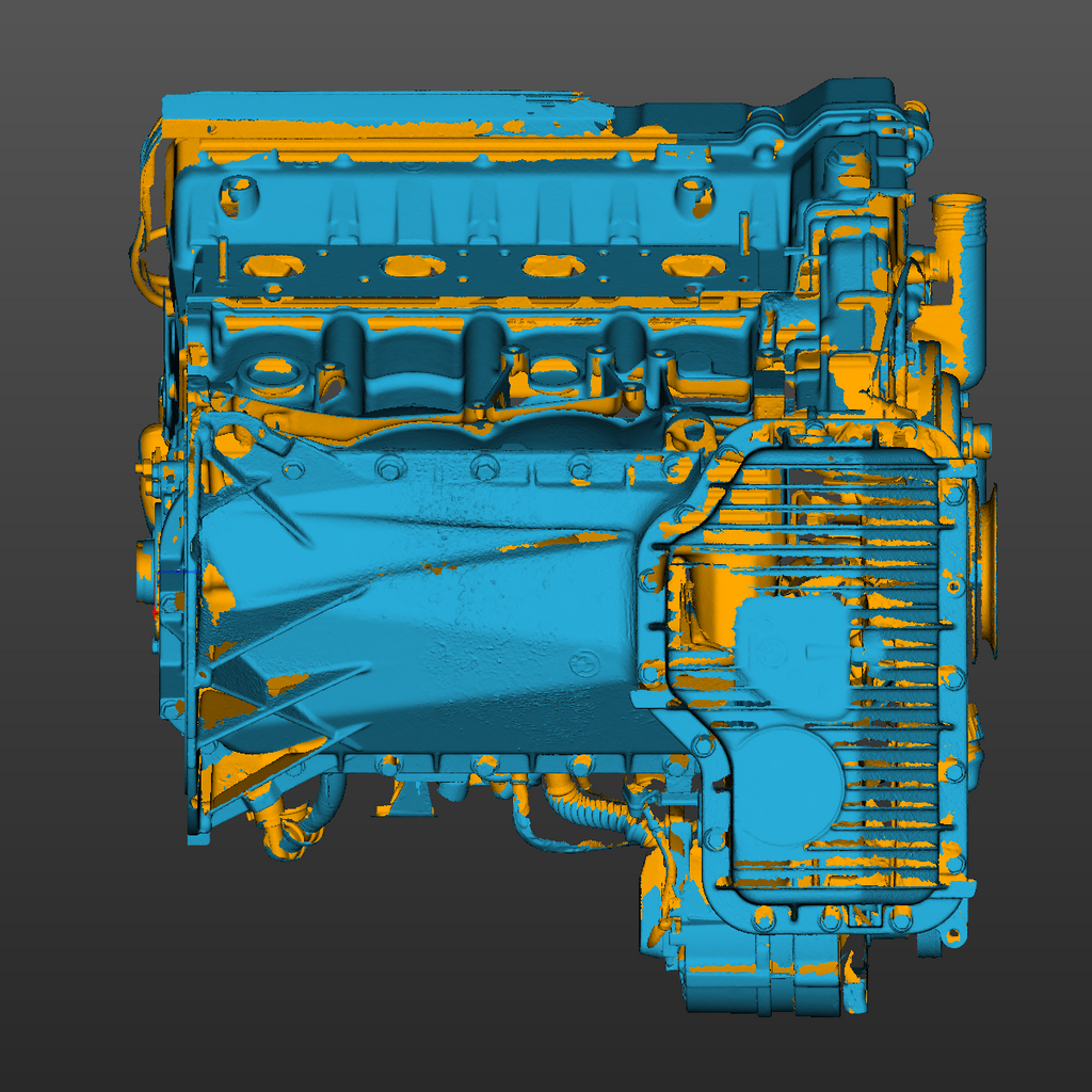 BMW E30 M42 powertrain assembly 3D Scan STL