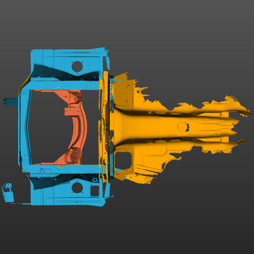 BMW 2002 (E10) Engine Bay 3D Scan STL