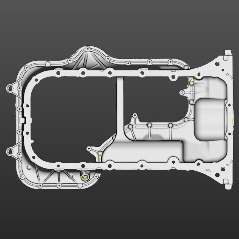 Toyota Tundra, Sequoia middle sump oil pan (2UZ-FE 4.7 VVTI) 3D Scan STL