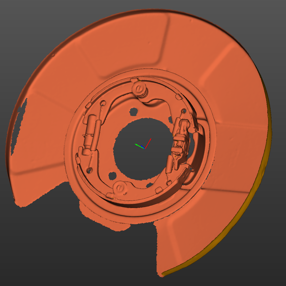 Nissan 370Z rear LH knuckle 3D Scan STL
