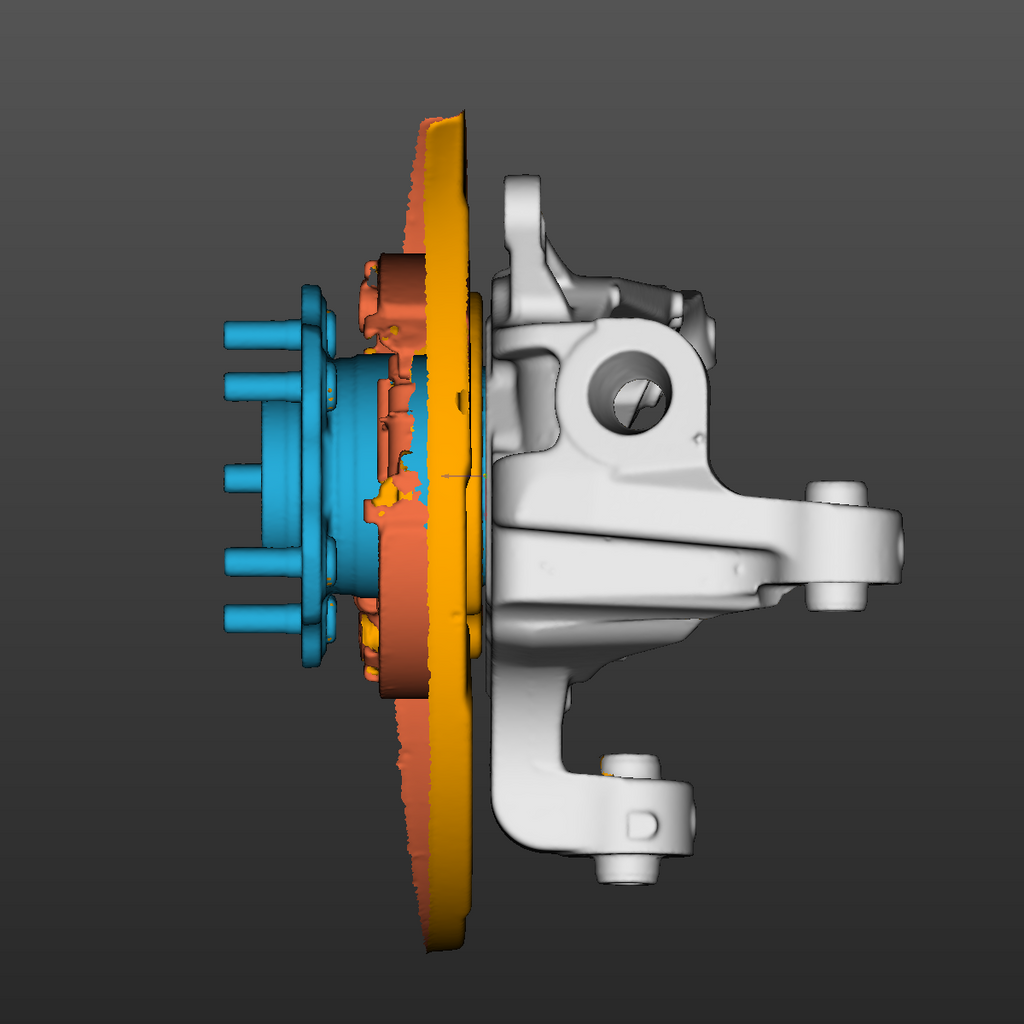 Nissan 370Z rear LH knuckle 3D Scan STL